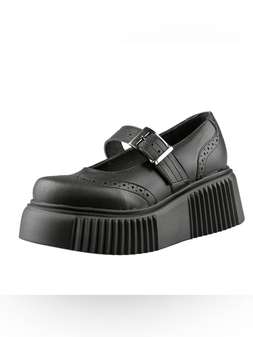 ALTERCORE - Anabelle - Vegan Black Womens 39 Maryjane platform